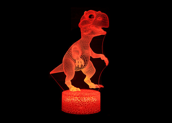 Licht van de de Lamp Acrylnacht van de hoog rendement 3D Optische illusie voor Woonkamer