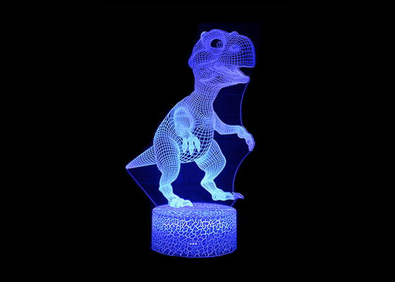 Beeldverhaal Leuke 3D Acryl LEIDENE Nacht Lichte Regelbare 7 Kleur 5 V-Voeding