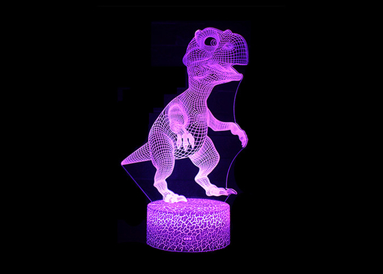 Beeldverhaal Leuke 3D Acryl LEIDENE Nacht Lichte Regelbare 7 Kleur 5 V-Voeding