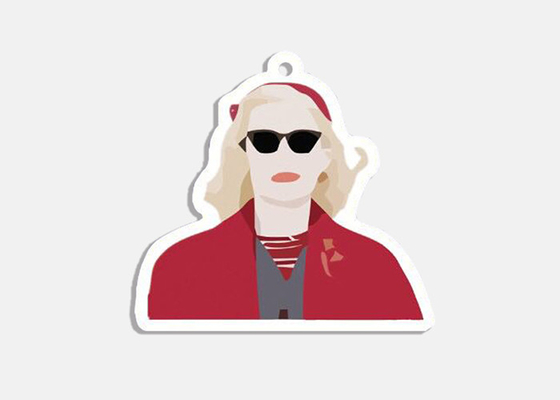 Gepersonaliseerde Acryl van de Schoenkeychain van Keychain 3d Tweezijdige de Druppeldruk