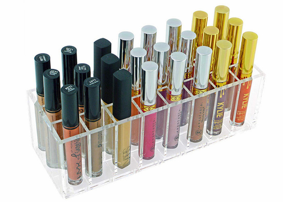 Waterdichte Containers van de de Make-upopslag van de lippenstift de Kosmetische Vertoning Acryl