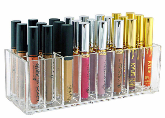 Waterdichte Containers van de de Make-upopslag van de lippenstift de Kosmetische Vertoning Acryl