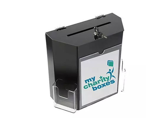 Aangepaste Duidelijke Acrylvertoningsvakjes Suggestievakje Acrylopslagcontainer