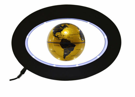 Van de LEIDENE Lichtende de Wereldkaart AC 12V 1000mA Magnetische Levitatie Drijvende Bol