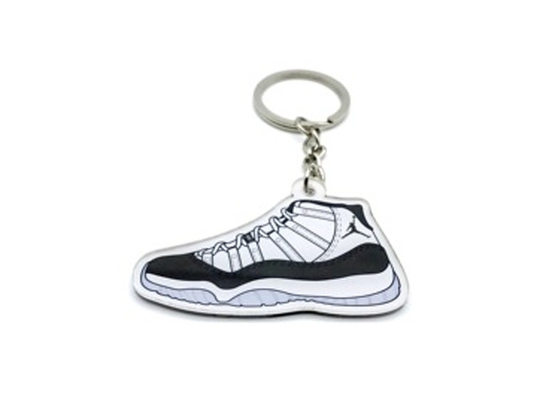 De laser sneed Acryl van de het Puntdouane van Keychain Decoratieve Acryl de Sleutelringen Goede Hardheid