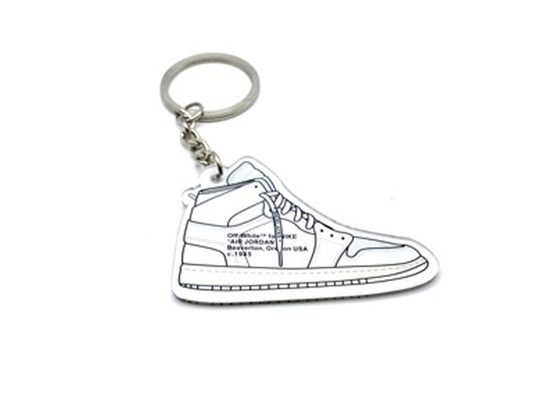 De laser sneed Acryl van de het Puntdouane van Keychain Decoratieve Acryl de Sleutelringen Goede Hardheid