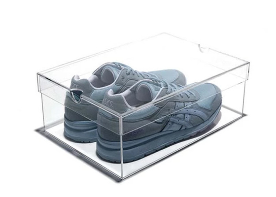 Acryl Duidelijke Plastic de Vertoningscontainers van de ShowcaseVitrine voor Schoen