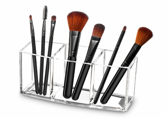 Transparante Acryl Kosmetische de Borstelhouder 100 PMMA van de Organisator Stofdichte Make-up