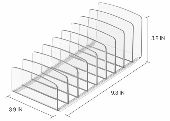 De verticale Acryl Kosmetische Organisator van het de Make-uppalet van de Vertoningstribune PMMA Materiële