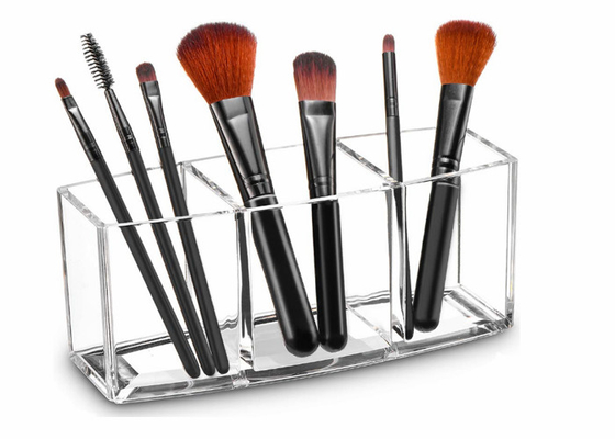 Transparante Acryl Kosmetische de Borstelhouder 100 PMMA van de Organisator Stofdichte Make-up