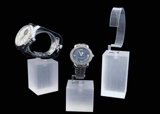 De moderne van de Vertoningstribunes van het Ontwerp Acrylhorloge Handel van de de Tentoonstellingsopslag toont