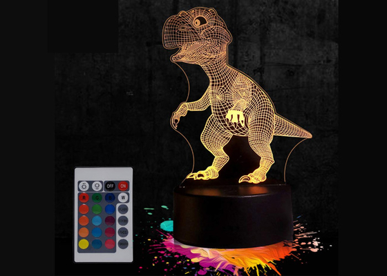 USB dreef 3D Lichte Visuele Creatieve de Aanrakingscontrole aan van de Optische illusienacht
