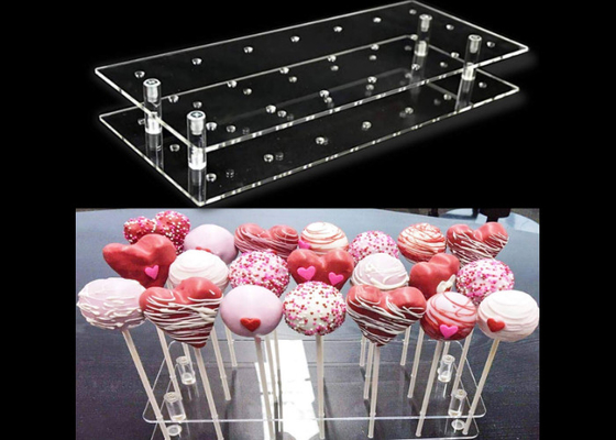 De multi van de de Houders Acrylcake van de Functie Duidelijke Acryllolly Pop Tribune Lichtgewicht