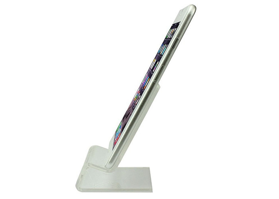 De duidelijke Acryl Mobiele Tribune van de Telefoonvertoning Plastic Celtelefoon Minitribunehouder