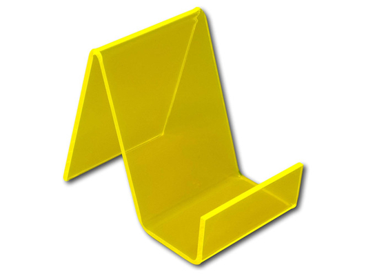 De kleine Acryl Mobiele Tribune van de Telefoonvertoning voor Holding boekt/Platen/Telefoon