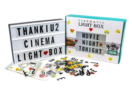 Uitstekende Acryl LEIDEN van Cinematic Lichte Vakje Berichtraad met het Teken van de Brievennota