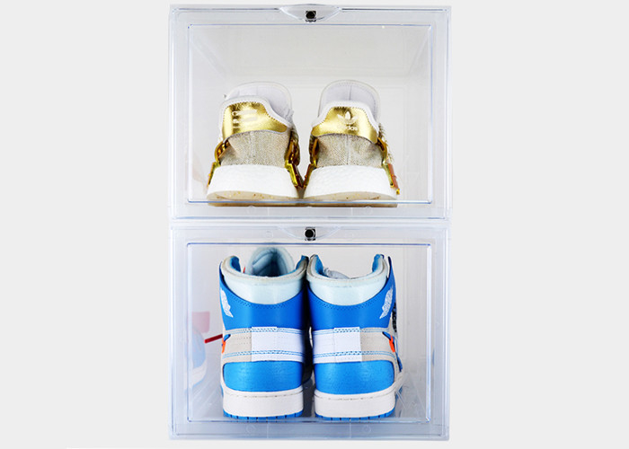 Vochtbestendige de Kunststofgepaste kleur van de tennisschoen Duidelijke AcrylVitrine
