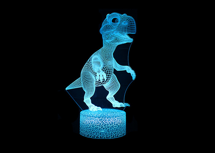 Beeldverhaal Leuke 3D Acryl LEIDENE Nacht Lichte Regelbare 7 Kleur 5 V-Voeding