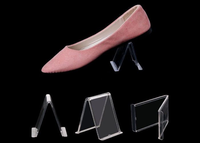 De multifunctionele Acryl van de de Tribunev-vorm van de Schoenvertoning van het de Schoenrek Winkel van de de Plankenhouder